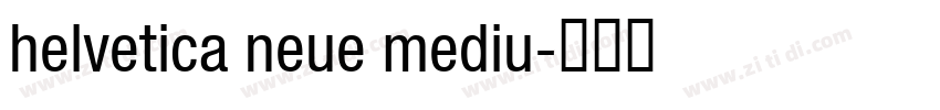 helvetica neue mediu字体转换